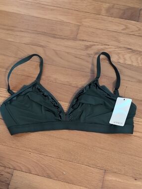 Lively Olive Wireless Triangle Bralette